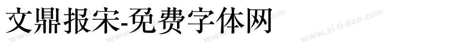 文鼎报宋字体转换