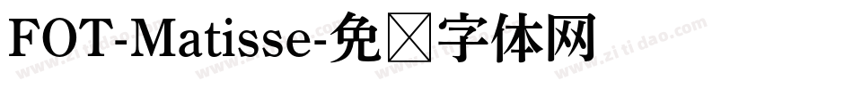 FOT-Matisse字体转换