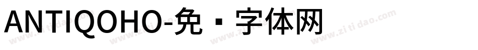 ANTIQOHO字体转换