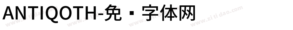 ANTIQOTH字体转换