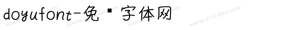 doyufont字体转换