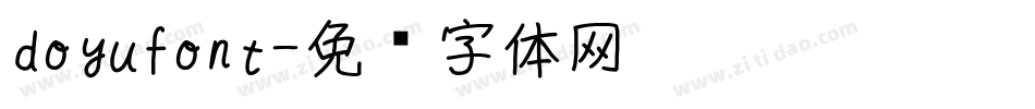 doyufont字体转换