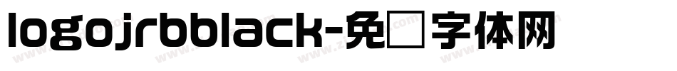 logojrbblack字体转换