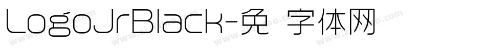 LogoJrBlack字体转换