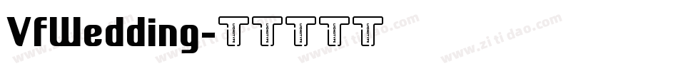 VfWedding字体转换