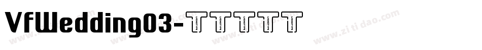 VfWedding03字体转换