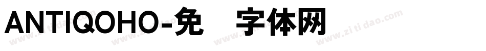 ANTIQOHO字体转换