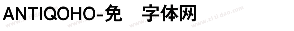 ANTIQOHO字体转换