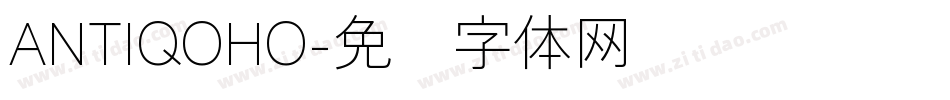 ANTIQOHO字体转换