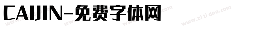 CAIJIN字体转换