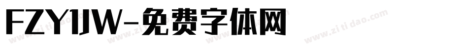 FZY1JW字体转换