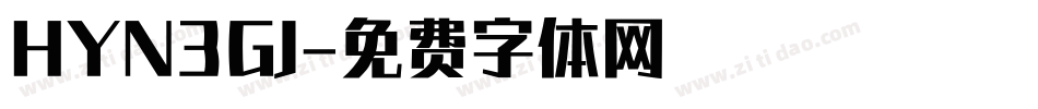 HYN3GJ字体转换