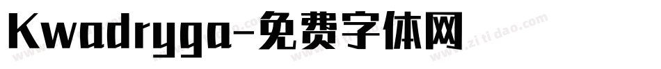 Kwadryga字体转换