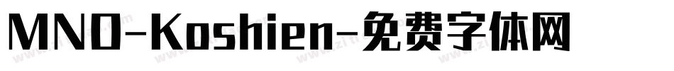 MNO-Koshien字体转换