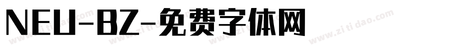 NEU-BZ字体转换