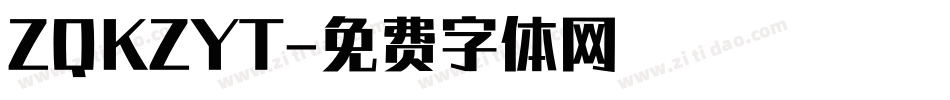 ZQKZYT字体转换