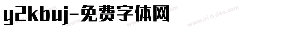 y2kbuj字体转换