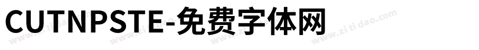 CUTNPSTE字体转换