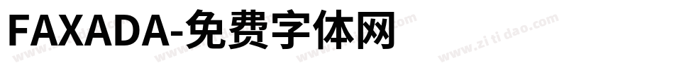 FAXADA字体转换