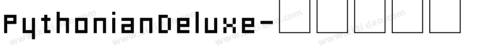 PythonianDeluxe字体转换