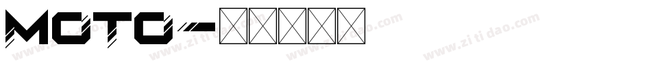 Moto字体转换