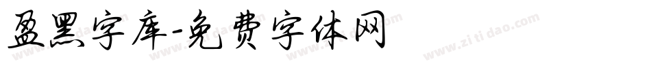 盈黑字库字体转换