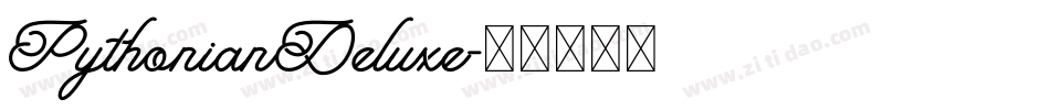 PythonianDeluxe字体转换