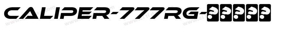 CALIPER-777RG字体转换