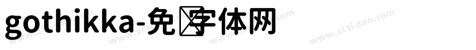 gothikka字体转换