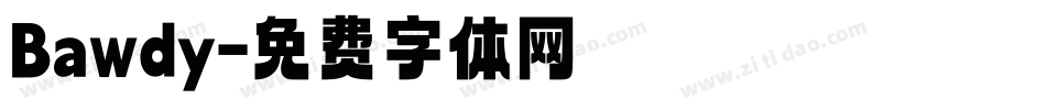 Bawdy字体转换