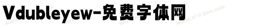 Vdubleyew字体转换