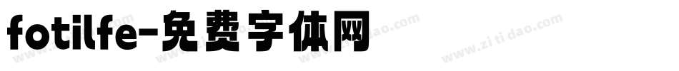 fotilfe字体转换