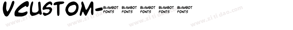 VCustom字体转换