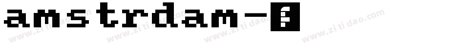 amstrdam字体转换