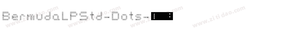 BermudaLPStd-Dots字体转换