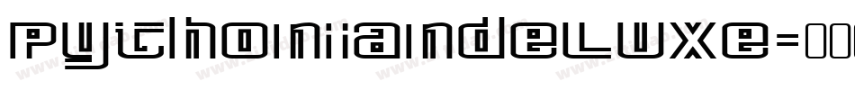 PythonianDeluxe字体转换