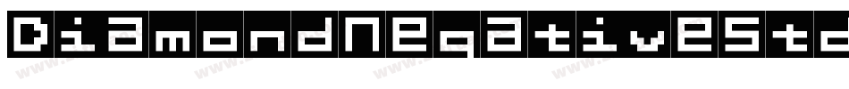 DiamondNegativeStd字体转换