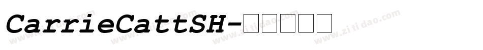CarrieCattSH字体转换