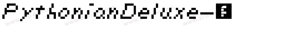 PythonianDeluxe字体转换