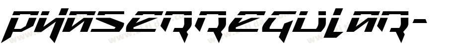 PhaserRegular字体转换