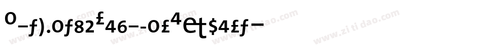 AutomaticRegularExpert字体转换