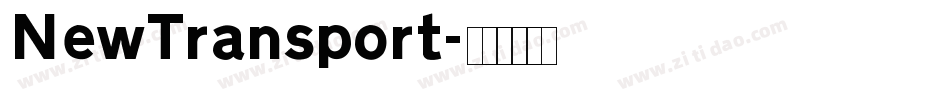 NewTransport字体转换