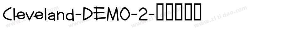 Cleveland-DEMO-2字体转换