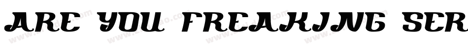 Are_You_Freaking_Serious字体转换