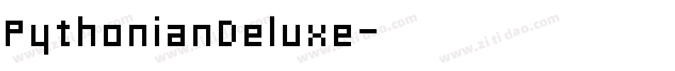 PythonianDeluxe字体转换