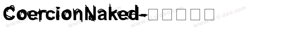 CoercionNaked字体转换