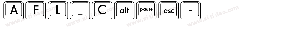 AFL_Caps字体转换