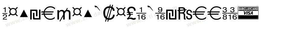 MathematicalPiThreeBQ字体转换