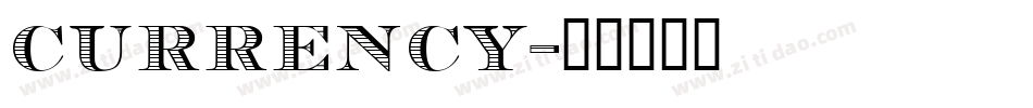 CURRENCY字体转换