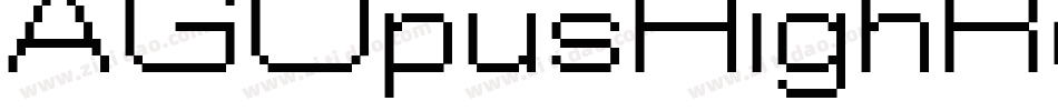 AGOpusHighResolution字体转换